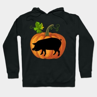 Pig in pumpkin Hoodie